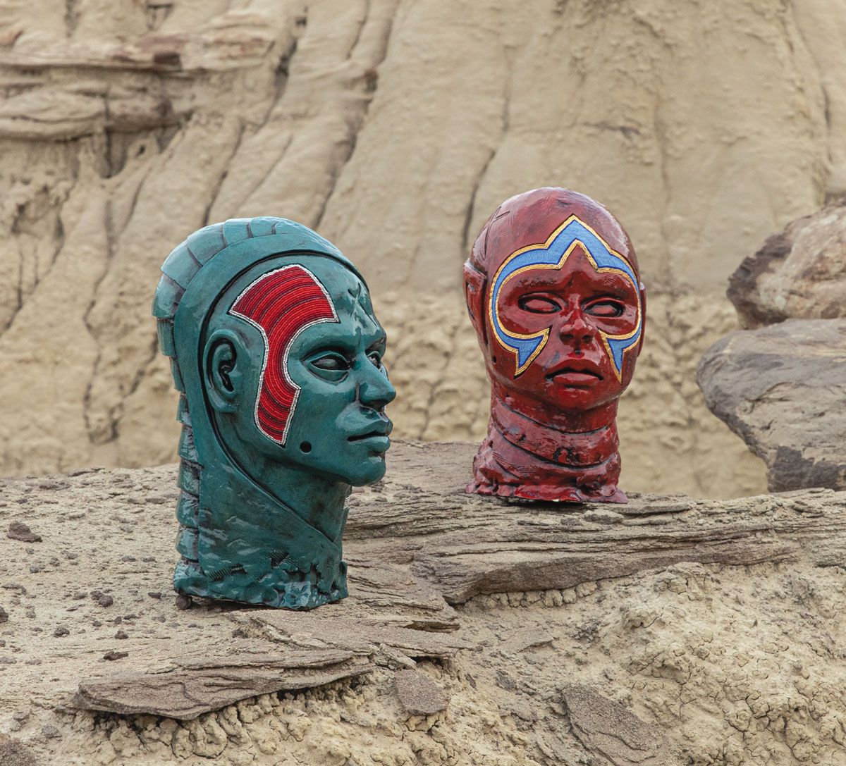 Beaded ceramic heads