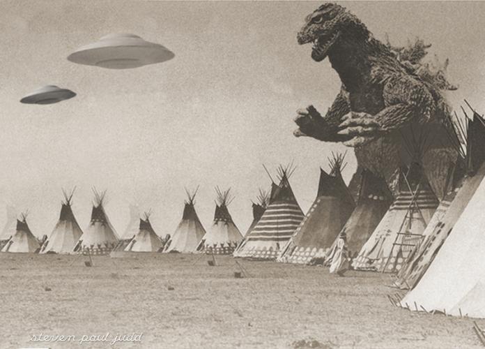 The Summer They Visited, Photoshop, 2014.