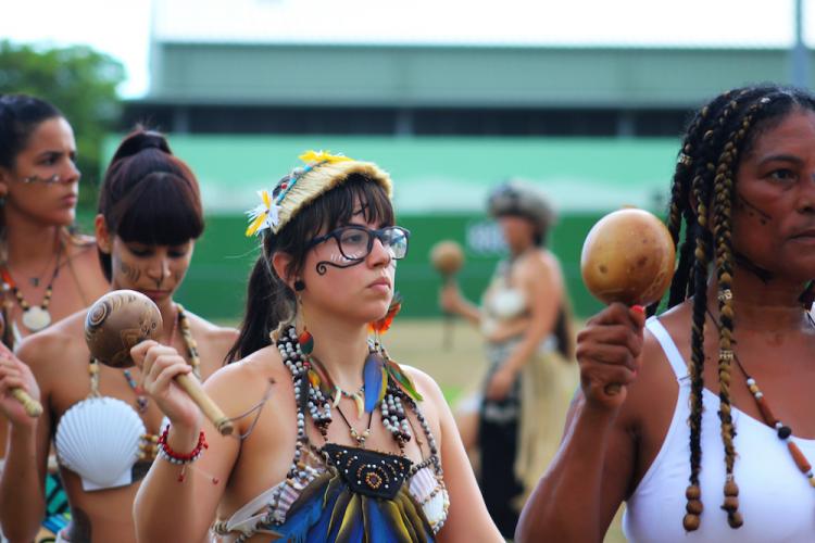Members of the Concilio Taíno Guatu-Ma-cu a Boriken