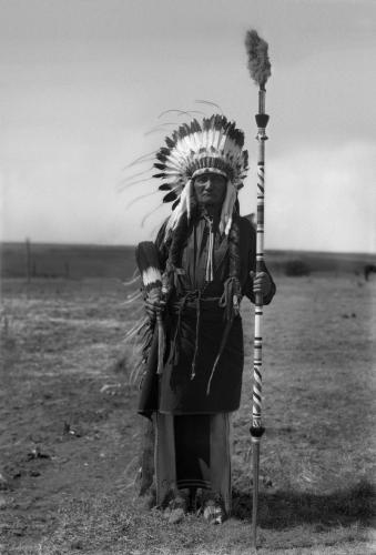 Old Man Big Bow (Kiowa). Mountain View, Okla., n.d. 57PC5. © 2014 Estate of Hora
