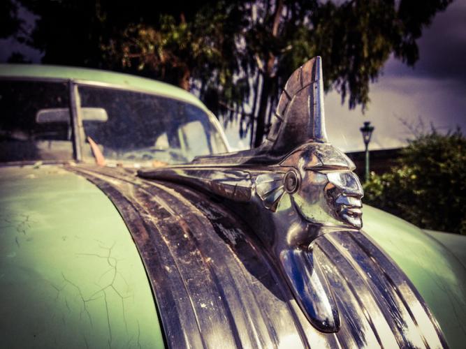 PONTIAC CHIEFTAIN HOOD ORNAMENT, 1951.