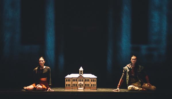 Sophia Lee and Liang Xing in a scene from Going Home Star