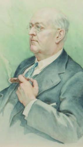 portrait of museum founder