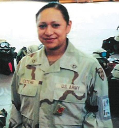 Photo of Private First Class Lori Ann Piestewa in uniform
