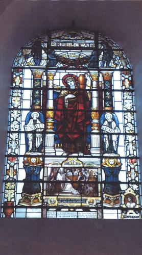 Stained glass window
