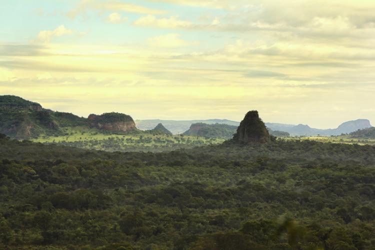 Panorama of Amambay Hills