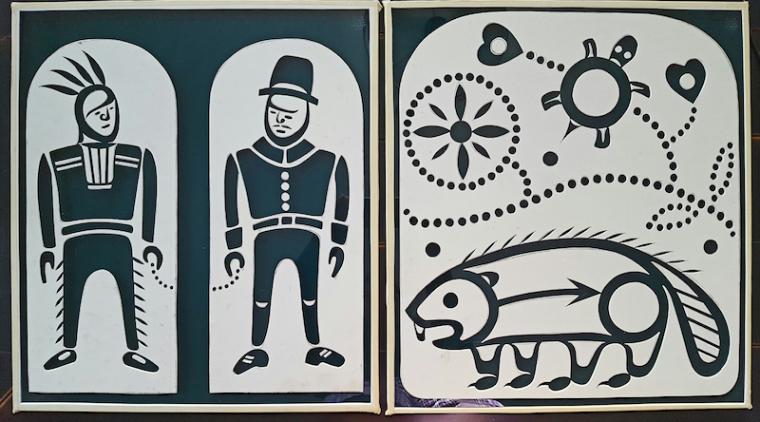 Marianne Nicolson, The Harbinger of Catastrophe, 2017 (design detail).