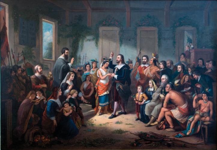Marriage of Pocahontas