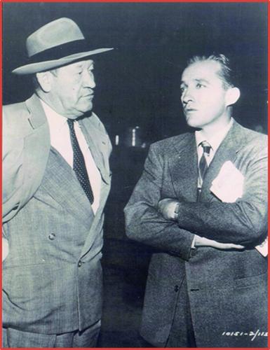 Thorpe with Bing Crosby. Photo courtesy of Robert Wheeler