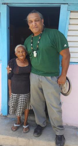 Doña Juana Yoya with Jorge Estevez