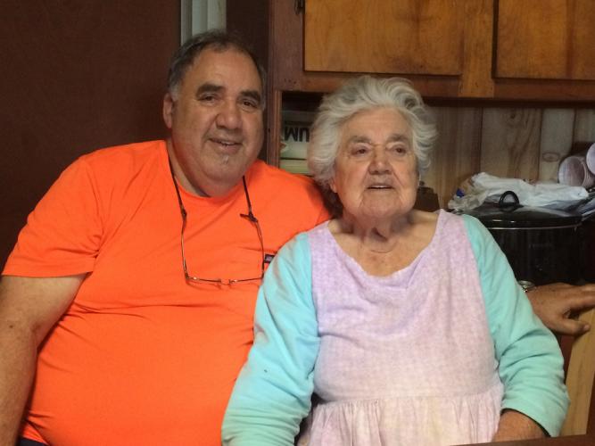 Wenceslaus Billiot Jr. & Mother