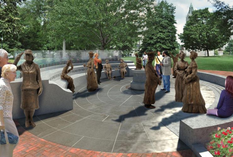 A rendering of Voices in the Garden