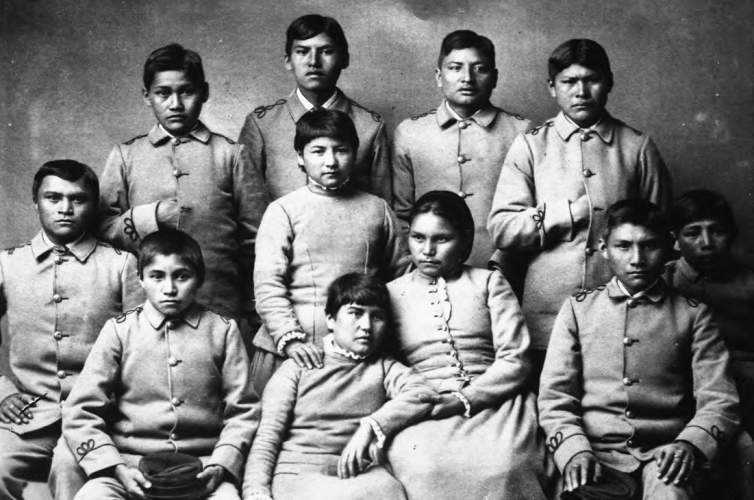 Chiricahua adolescents at Carlisle Indian School, 1887. Pennsylvania