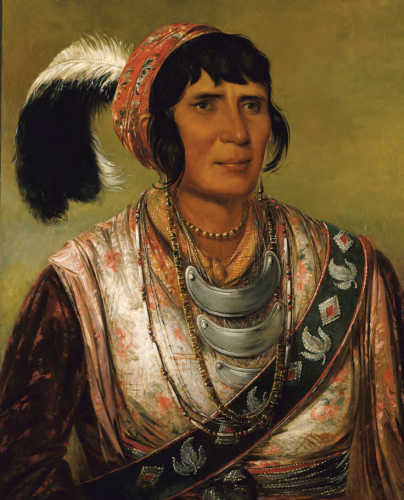 George Catlin, Os-ce-o-la, The Black Drink, a Warrior of Great Distinction, 1838, oil on canvas, 33.88" x 25.88"