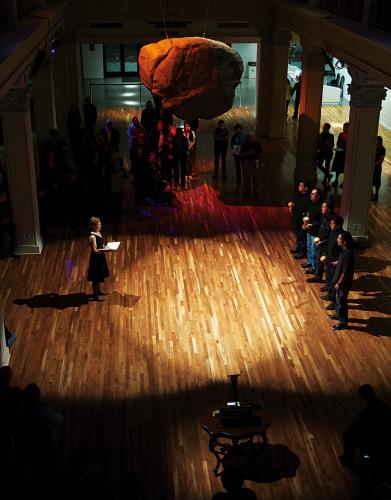 Erin Neff, the voice and composer of the maiden’s song in the Tahquitz installation, performs live, February 4, 2012