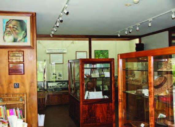The interior of the Hana Museum.