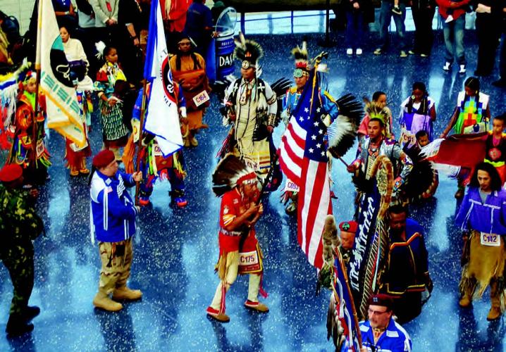 Photo of the Pequot Museum’s Honoring of Nations Veterans Powwow