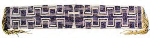 Replica of the Huron wampum belt