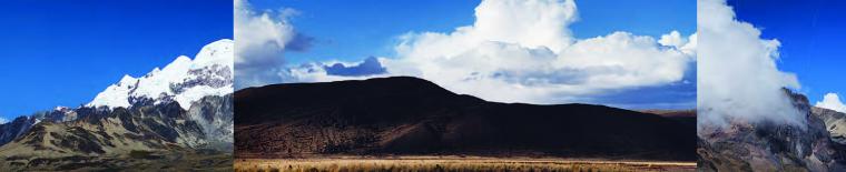Panorama of Inka Road landscapes