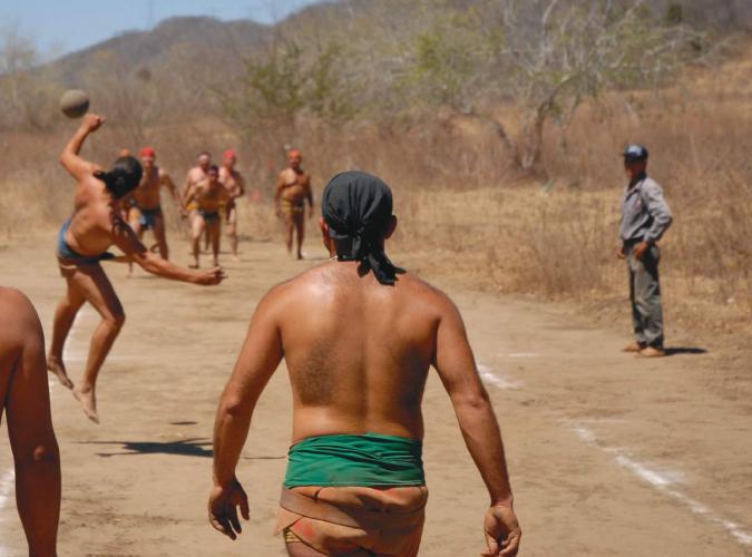 Passing the ball over the analco