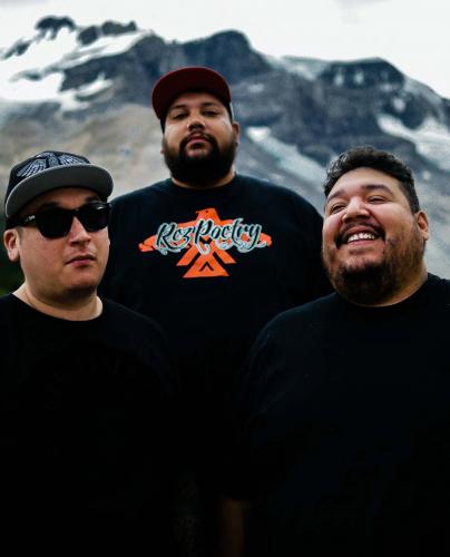 A Tribe Called Red on a road break at Jasper National Park in Alberta, Canada