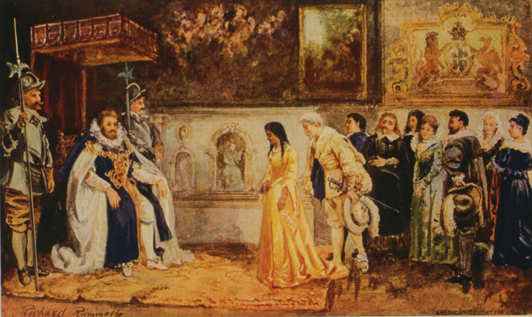Wedding of Pocahontas with John Rolfe