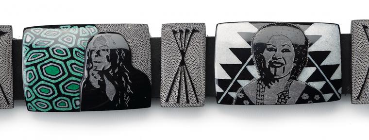 Belt links with Mary Kathryn Nagle and Wanda Batchelor