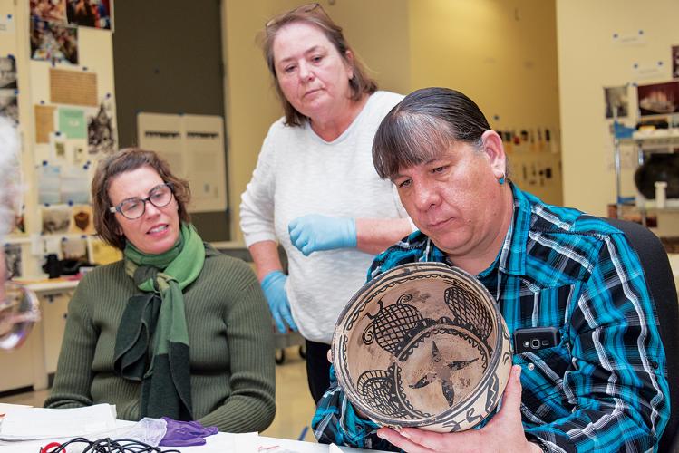 Staff handling vessels