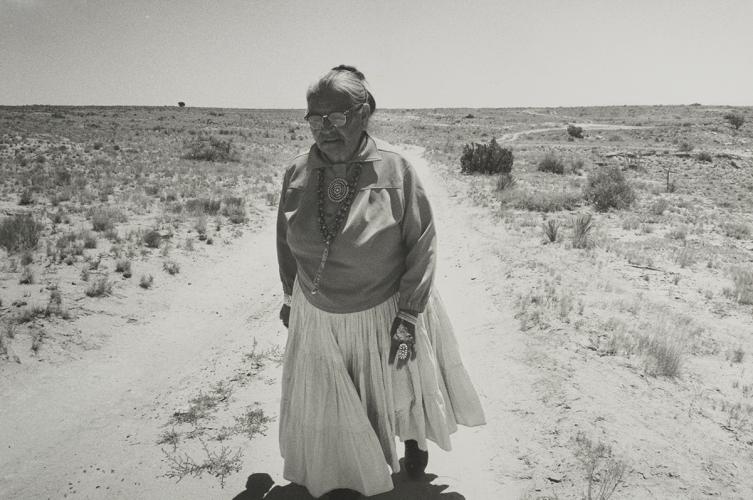 To’hajiilee sheepherder Dorothea Begay (Diné [Navajo])
