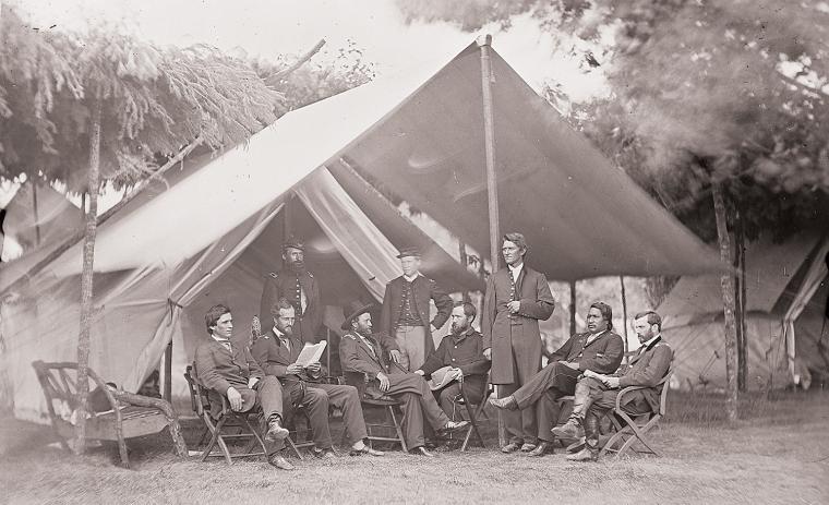 General Ulysses S. Grant and his staff