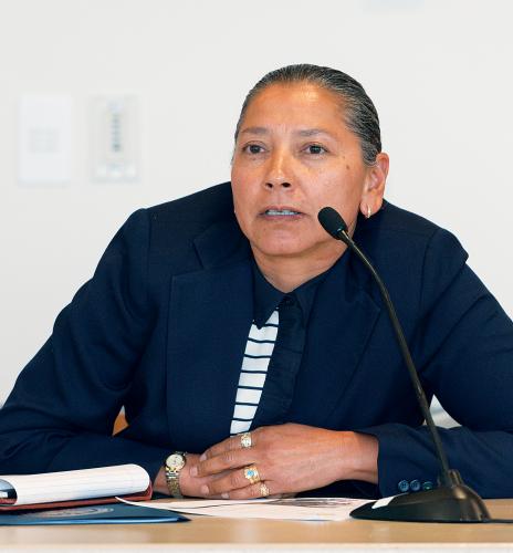 Veteran liaison Juanita J. Mullen (Seneca Nation)