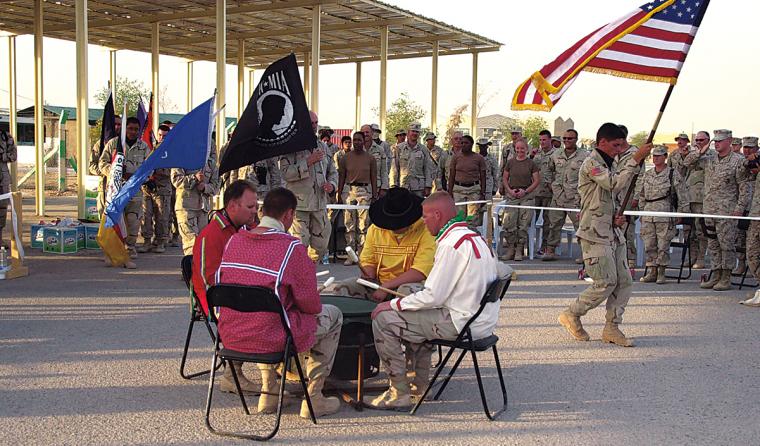 Desert Thunder, an all-Cherokee drum group
