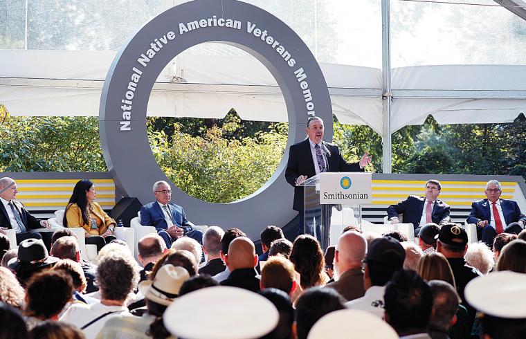 memorial designer Harvey Pratt (Cheyenne/Arapaho)