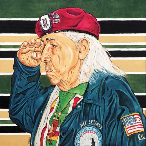 Veteran Elder painting