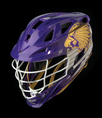 Iroquois Nationals lacrosse helmet