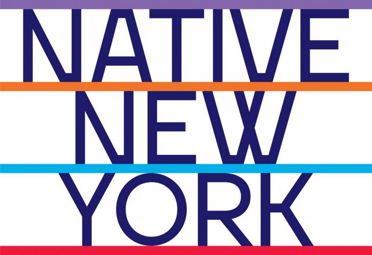 Logo for the "Native New York" Exhibition