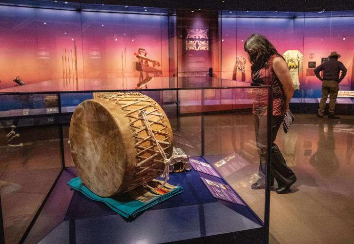 A living drum in the Continuum section of the “WINIKO: Life of an Object" exhibition