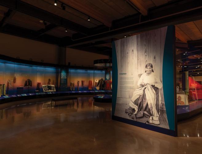 Image of the Creation section of the exhibition