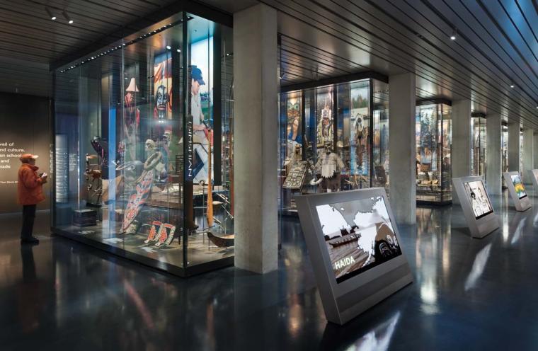 Alaska Native heritage items on exhibition at the Arctic Studies Center in Anchorage, Alaska
