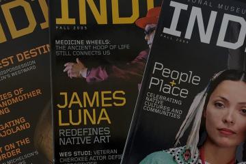 Display of NMAI Magazines